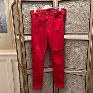 Joe's Jeans Red Straight Leg Women Jeans
